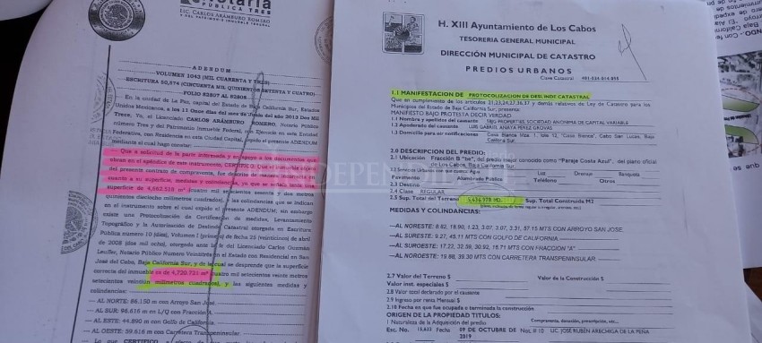 Ayto Los Cabos  modificó documentos para dar más metros al predio donde se construye muro en Costa Azul: Regidora