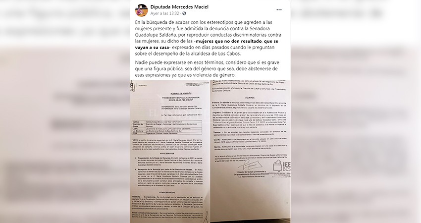 Diputada del PT denuncia a senadora del PAN por discriminación hacia la mujer