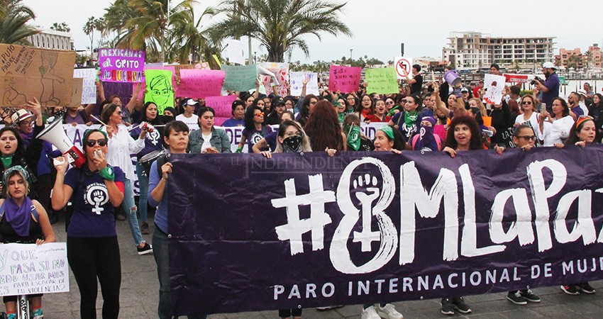 Feministas en BCS alistan jornada de protestas rumbo al 8M 