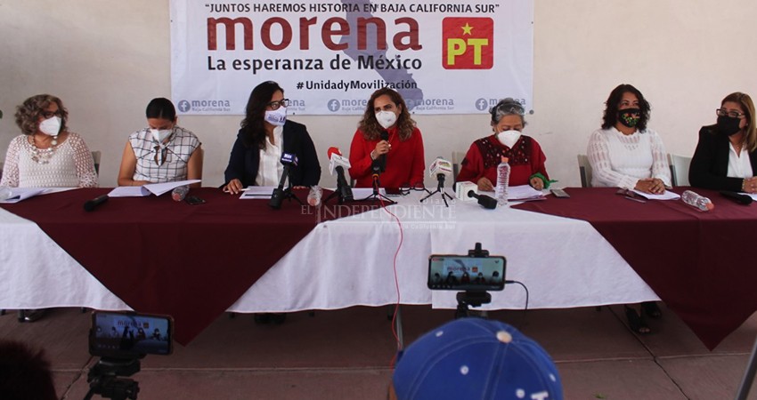 Mujeres de Morena aseguran ser el partido más feminista del país