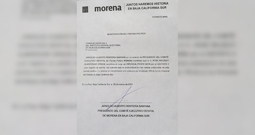 De último…Cambian a representante de comunidad LGTB+  y candidata de MORENA 