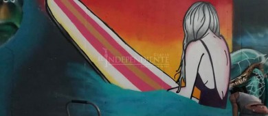 ¡Lo vuelven a hacer! pintan por segunda ocasión el muro de Costa Azul