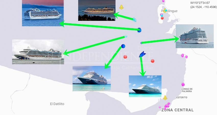 Cruceros de la bahía de La Paz, entre denuncias por contaminación y muertes por COVID