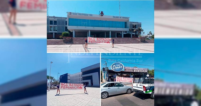 Feministas protestan en casillas electorales; autoridades retiran sus mensajes en tiempo récord