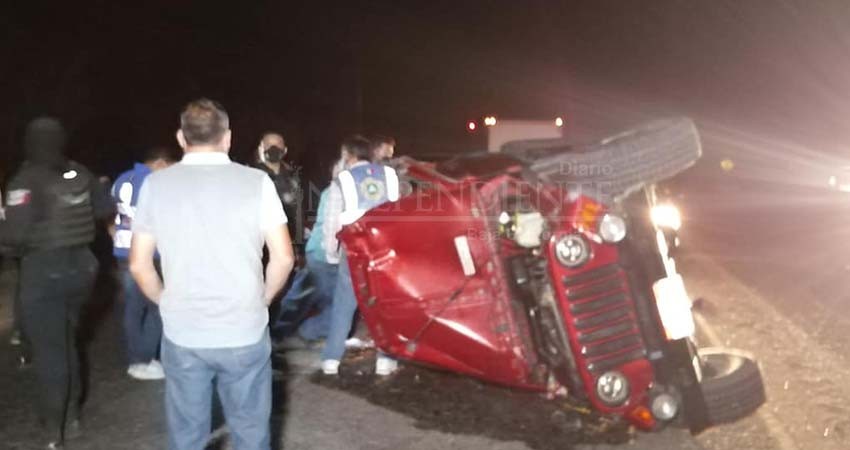 Sábado de accidentes en La Paz; 10 lesionados en tres volcaduras 