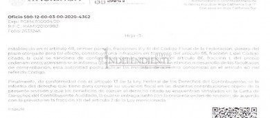 SAT congela cuentas del Ayuntamiento de Mulegé