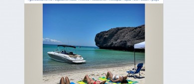 Playas abiertas en La Paz, para quien pague