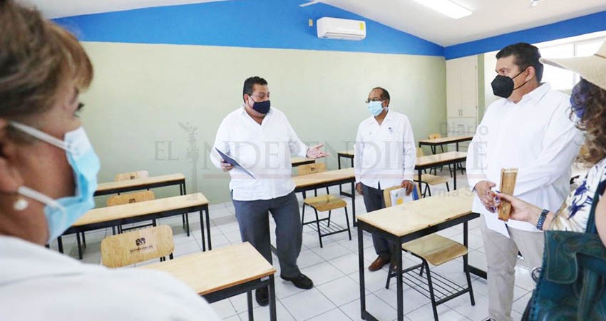 Supervisan autoridades de BCS escuelas públicas previo al regreso a clases