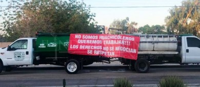 “No somos huachicoleros”, piperos protestan contra acciones de anticlandestinaje
