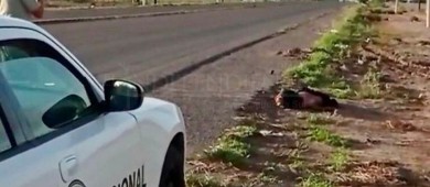 Localizan un hombre sin vida sobre la carretera Cd Constitución- Cd Insurgentes