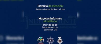 Por iniciar cursos intensivos de educación vial en La Paz