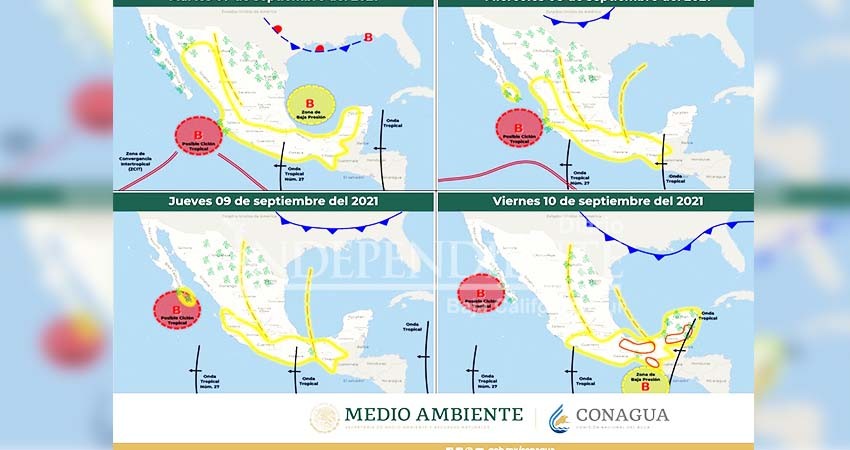 Nueva amenaza ciclónica enciende alerta en BCS 