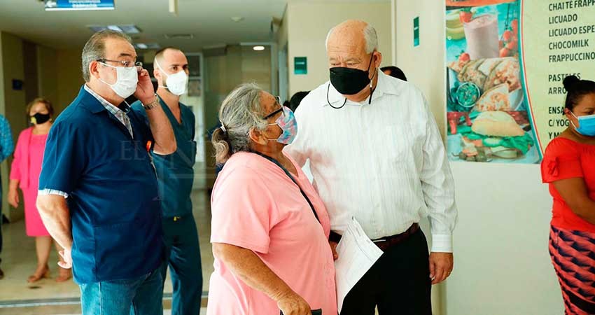 Gobernador realiza visita de evaluación al Hospital Salvatierra