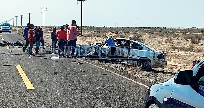 Dos personas sin vida y una lesionada en fatal accidente en Mulegé 