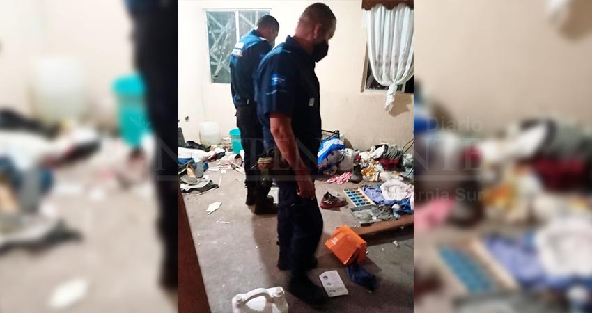 Destruye Policía Municipal presuntos “picaderos” de droga en fraccionamientos en la ciudad de La Paz  