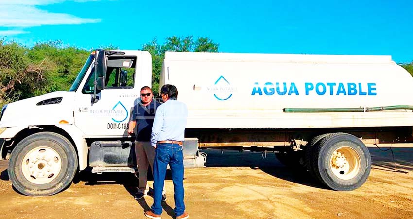 OOMSAPASLC ofrece agua en pipas para cumplir con la programación del tandeo en CSL