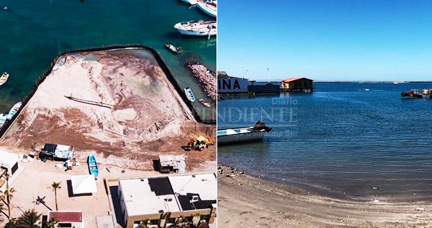 Un día sí otro ya no: desaparece terreno ganado al mar en obras concesionadas por APIBCS en El Manglito