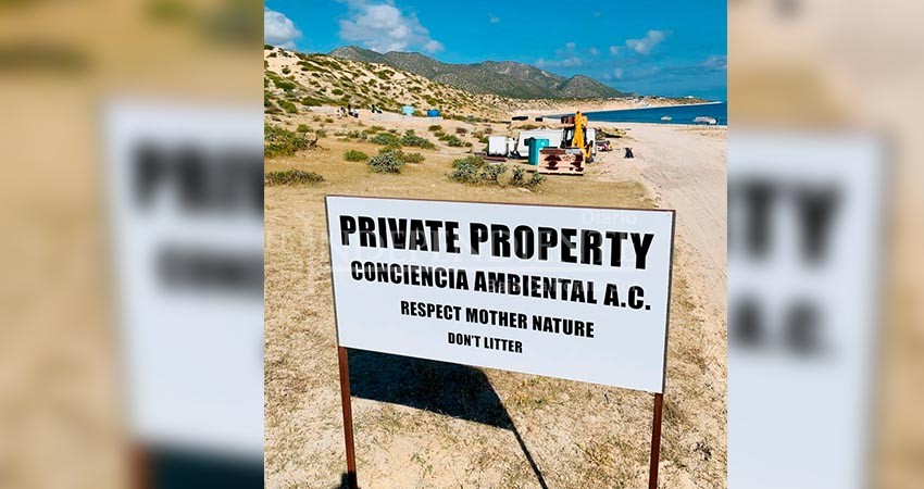 Clausura PROFEPA obras en playa pública de El Sargento, ZOFEMAT garantiza acceso