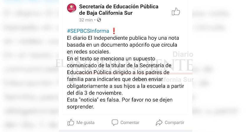 Insiste SEP: regreso a aulas para alumnos es “voluntario”; docentes solo atenderán jornada presencial