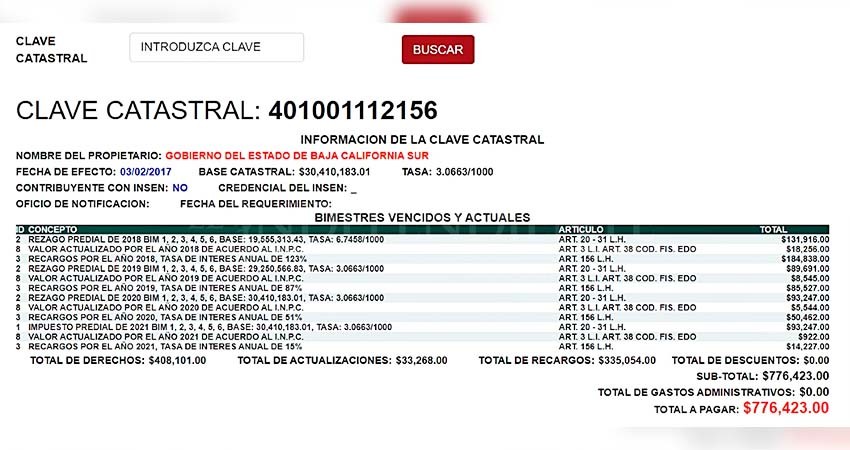 Residencia construida en Los Cabos por Mendoza Davis será vendida para pavimentar la calle Tamaral: Víctor Castro