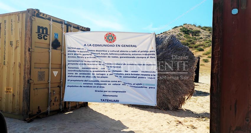 Buscan reanudar construcción clausurada por PROFEPA en la playa de El Sargento