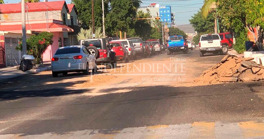 Falta de planeación llevó a la destrucción de carpeta asfáltica recién inaugurada en La Paz