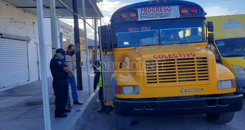 Instruye Alcaldesa de La Paz control de aforo en transporte público para prevenir Covid