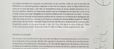 Candidatas a la delegación de CSL denuncian a Cabildo Los Cabos ante el TEEBCS por violencia política de género