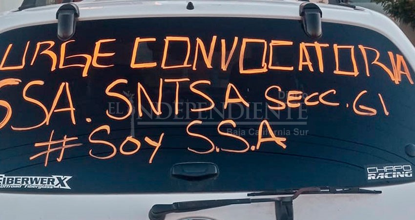Convocatoria hacia la renovación del SNTSA en BCS es decisión del comité nacional: De la Peña