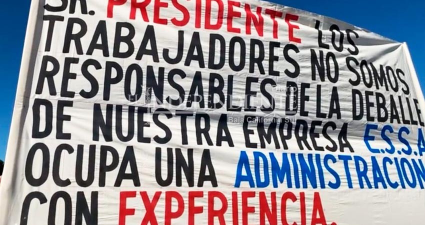 Promete AMLO “acabar con la corrupción” en ESSA de Guerrero Negro