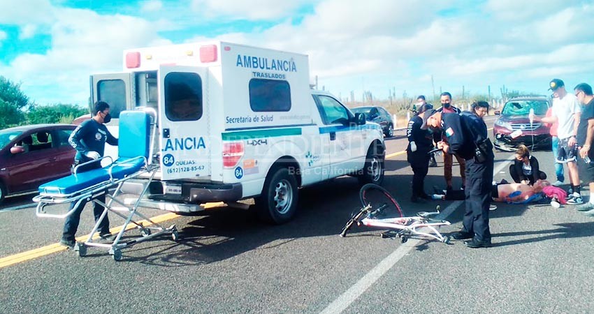 Aparatosos accidentes en carretera el fin de semana en La Paz  