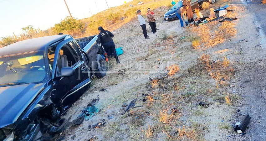 Aparatosos accidentes en carretera el fin de semana en La Paz  