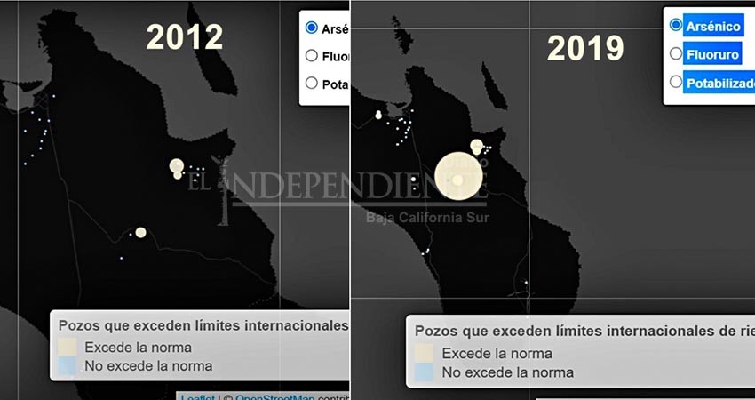 Investigación evidencia la exposición de los habitantes a contaminación por arsénico y flúor en  agua de los sudcalifornianos