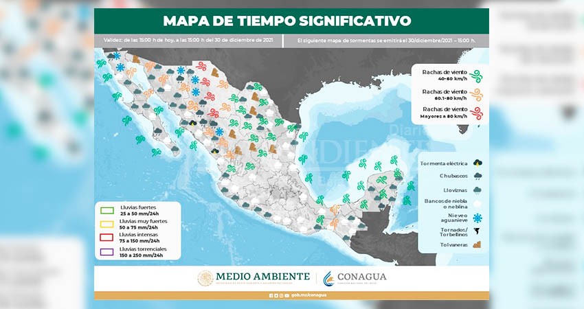 Reportan bajas temperaturas para BCS durante este fin de año 