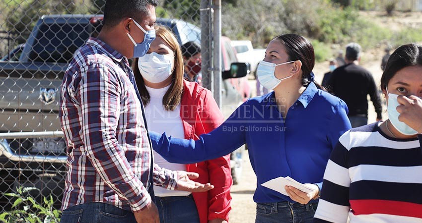 Agua potable, recolección de basura, alumbrado y seguridad, prioridad de la Alcaldesa de La Paz