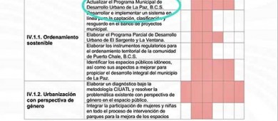 Plan de Desarrollo de La Paz propone modificar PDU