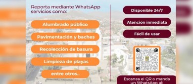 Por medio de WhatsApp la ciudadanía puede acercarse a las áreas del Ayto de Los Cabos