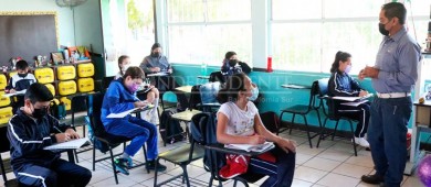 Hoy reanudan clases presenciales todos los niveles de enseñanza en BCS