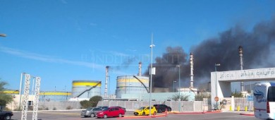 Connato  de incendio en Termoeléctrica de La Paz