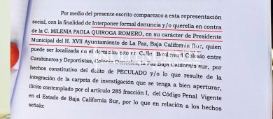 Deudos de trabajadores del Ayto La Paz interponen denuncias por peculado