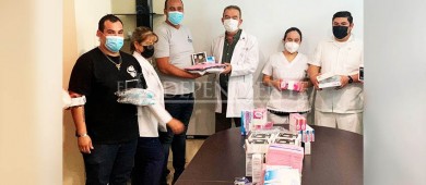Recibe el Hospital Salvatierra donación de Ángeles del Cortéz