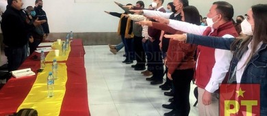 Conforman comisiones ejecutivas y coordinadoras municipales del PT en BCS