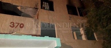 Encendieron fogata para contrarrestar el frío y casi queman un departamento