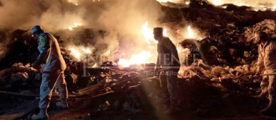 Relleno sanitario: incendios de febrero, sin relación con los de marzo, investigan responsabilidades