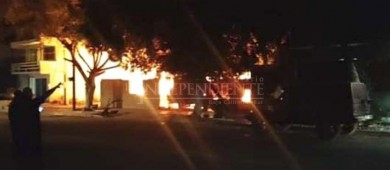 Alerta en La Paz por incendios de dos viviendas