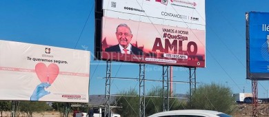 Ordena INE retirar espectaculares sobre revocación de mandato; en BCS apenas investigan