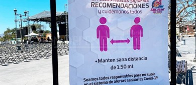 Instalan filtros sanitarios en los accesos de las Fiestas Tradicionales de SJC 2022
