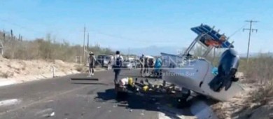 Aparatoso choque de cuatro vehículos rumbo a Los Planes