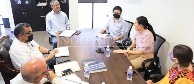 Trabajan SEPUIMM y Ayuntamiento La Paz en proyectos de infraestructura vial