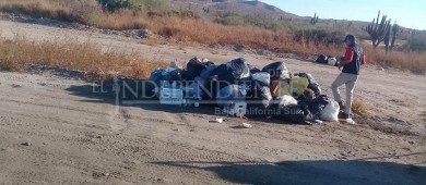 31 toneladas de basura salieron de las playas de La Paz esta Semana Santa